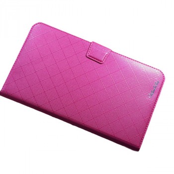 Чехол флип подставка на магнитной защелке с отсеком для карт для планшета 8 дюймов Пурпурный