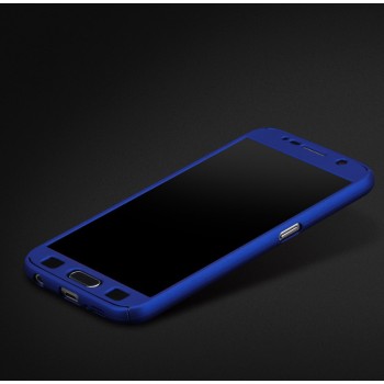 Двухкомпонентный сборный пластиковый матовый чехол для Samsung Galaxy S7 Edge