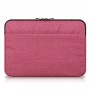 Чехол папка на молнии с наружным карманом для ноутбуков 15-15.9 дюймов, цвет Пурпурный