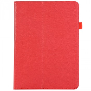 Чехол книжка подставка с рамочной защитой экрана и крепежом для стилуса для Lenovo Tab E8  Красный