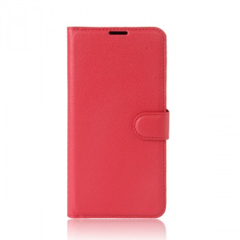 Чехол портмоне подставка с магнитной защелкой для Samsung Galaxy Alpha Красный