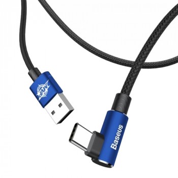 USB For Micro Baseus MVP Elbow Type Cable 2A 1M Blue