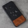 Силиконовый матовый непрозрачный чехол с текстурным покрытием Замша для Samsung Galaxy A30 , цвет Черный