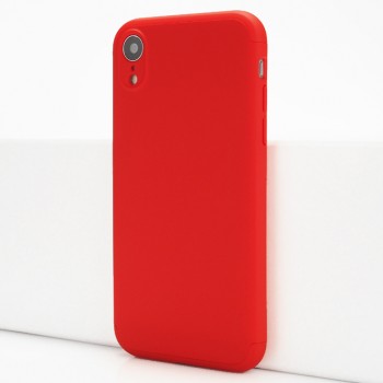 Двухкомпонентный сборный пластиковый матовый чехол для Iphone Xr