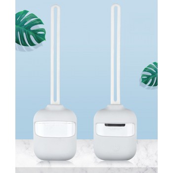 Силиконовый матовый чехол с нашейным силиконовым шнурком для Apple AirPods Белый