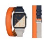 Кожаный трехцветный ремешок-браслет с двойным обхватом кисти для Apple Watch Series 4/5 40мм/Series 1/2/3 38мм