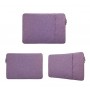 Чехол папка из влагостойкого текстиля с наружным карманом для ноутбуков 13-13.9 дюймов, цвет Фиолетовый