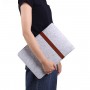 Войлочный мешок с двумя внутренними карманами для планшета 10-11 дюймов, цвет Белый