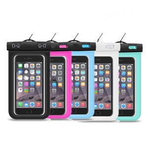 Водонепроницаемый чехол с цветной рамой и ремешком