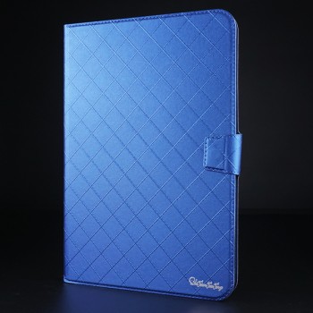 Чехол флип подставка на магнитной защелке с отсеком для карт для планшета 8 дюймов Синий