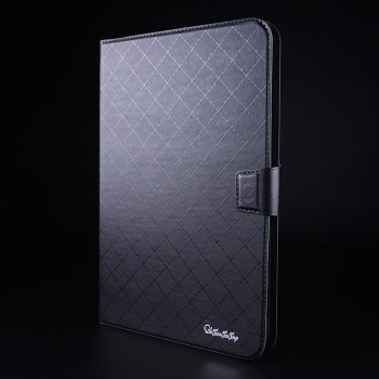 Чехол флип подставка на магнитной защелке с отсеком для карт для планшета 8 дюймов Черный