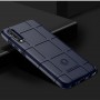 Силиконовый матовый непрозрачный чехол с текстурным покрытием Клетка для Samsung Galaxy A70 , цвет Черный