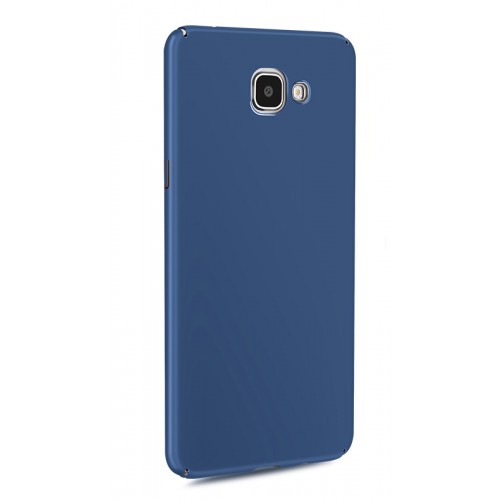 Пластиковый непрозрачный матовый чехол с улучшенной защитой элементов корпуса для Samsung Galaxy A9, цвет Синий