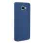 Пластиковый непрозрачный матовый чехол с улучшенной защитой элементов корпуса для Samsung Galaxy A9, цвет Синий