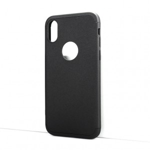 Двухкомпонентный сборный пластиковый матовый чехол для Iphone x10/XS Черный