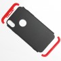 Двухкомпонентный сборный пластиковый матовый чехол для Iphone x10/XS, цвет Черный
