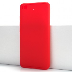 Сборный пластиковый матовый чехол для Xiaomi Mi5S Красный