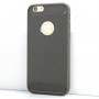 Матовый силиконовый чехол для Iphone 6/6s с текстурным покрытием металлик