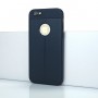 Силиконовый чехол накладка для Iphone 6/6s с текстурой кожи