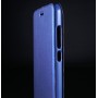 Глянцевый водоотталкивающий чехол флип подставка на пластиковой основе для Xiaomi Mi5C, цвет Синий