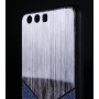 Силиконовый матовый непрозрачный чехол с поликарбонатной накладкой с текстурным покрытием Джинса/Дерево для Huawei P10