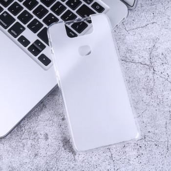 Силиконовый матовый полупрозрачный чехол для ASUS ZenFone 6 ZS630KL Белый