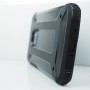 Противоударный двухкомпонентный силиконовый матовый непрозрачный чехол с поликарбонатными вставками экстрим защиты с текстурным покрытием Металлик для Huawei Mate 20