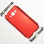 Двухкомпонентный сборный двухцветный пластиковый матовый чехол для Samsung Galaxy J2 Prime, цвет Красный