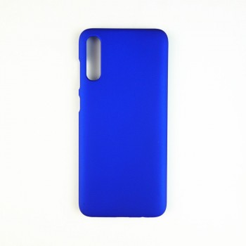 Пластиковый непрозрачный матовый чехол для Samsung Galaxy A50/A30s Синий
