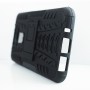Противоударный двухкомпонентный силиконовый матовый непрозрачный чехол с поликарбонатными вставками экстрим защиты с встроенной ножкой-подставкой и текстурным покрытием Шина для ASUS ZenFone 3 Max ZC553KL