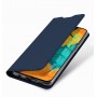Чехол горизонтальная книжка подставка на силиконовой основе с отсеком для карт для Huawei Honor 7A Pro, цвет Синий