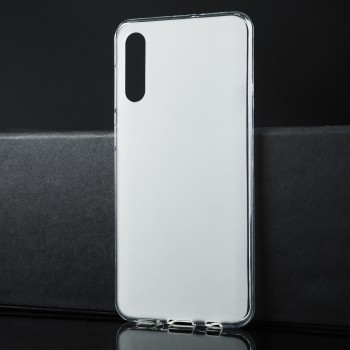 Силиконовый матовый полупрозрачный чехол для Samsung Galaxy A50/Galaxy A30s Белый