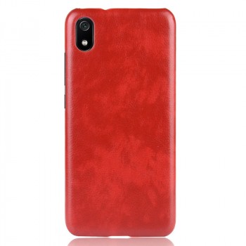 Чехол накладка текстурная отделка Кожа для Xiaomi RedMi 7A  Красный