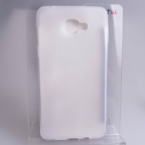 Силиконовый матовый полупрозрачный чехол для Samsung Galaxy A9, цвет Белый