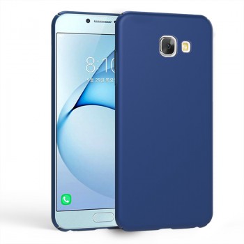 Пластиковый матовый непрозрачный чехол с улучшенной защитой элементов корпуса для Samsung Galaxy A5 (2016) Синий