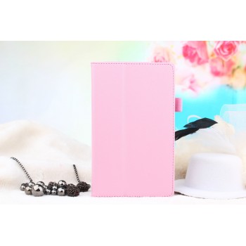 Чехол книжка подставка с рамочной защитой экрана и крепежом для стилуса для Samsung Galaxy Tab A 8.0 (2019) Розовый