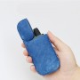 Противоударный тканевый чехол дизайн Джинса для IQOS 2.4 Plus, цвет Синий