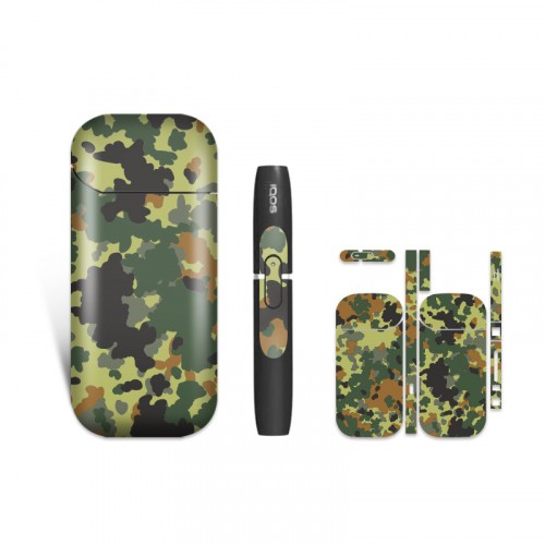 Полноповерхностный стикер с дизайнерским принтом серия Камуфляж для IQOS 2.4 Plus