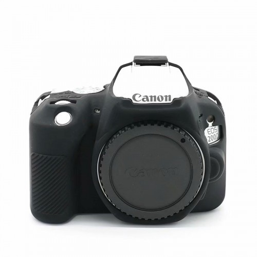 Силиконовый матовый нескользящий чехол для Canon EOS 200D