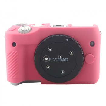 Силиконовый матовый нескользящий чехол для Canon EOS M6 Пурпурный