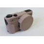 Силиконовый матовый нескользящий чехол с защитой объектива для Canon PowerShot G7 X Mark II
