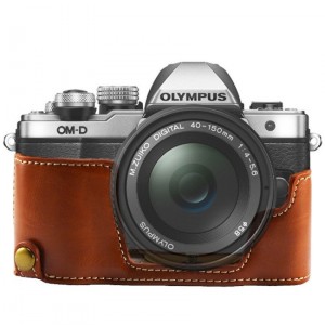 Получехол текстура Кожа с доступом к отсекам для Olympus OM-D E-M10 Mark II