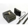 Жесткий защитный чехол-сумка с клапаном на защелке текстура Кожа рептилии для Sony RX100/RX100 III/RX100 V