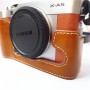 Получехол текстура Кожа с доступом к отсекам для Fujifilm X-A5