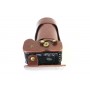 Жесткий защитный чехол-сумка текстура Кожа для Nikon D7500