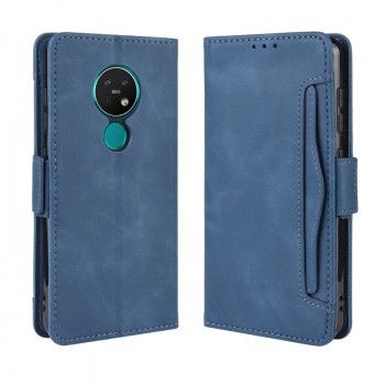 Чехол портмоне подставка на силиконовой основе с отсеком для карт и внешним карманом для Nokia 6.2/Nokia 7.2