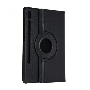 Роторный чехол книжка подставка на непрозрачной поликарбонатной основе с поддержкой кисти для Samsung Galaxy Tab S6 Черный