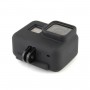 Силиконовый матовый противоударный чехол на рамку для экшн-камер GoPro 6/7 Black, цвет Фиолетовый