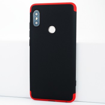 Трехкомпонентный сборный двухцветный пластиковый чехол для Xiaomi RedMi Note 5/Pro Красный