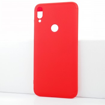Трехкомпонентный сборный двухцветный пластиковый чехол для ASUS ZenFone Max Pro M1 Красный